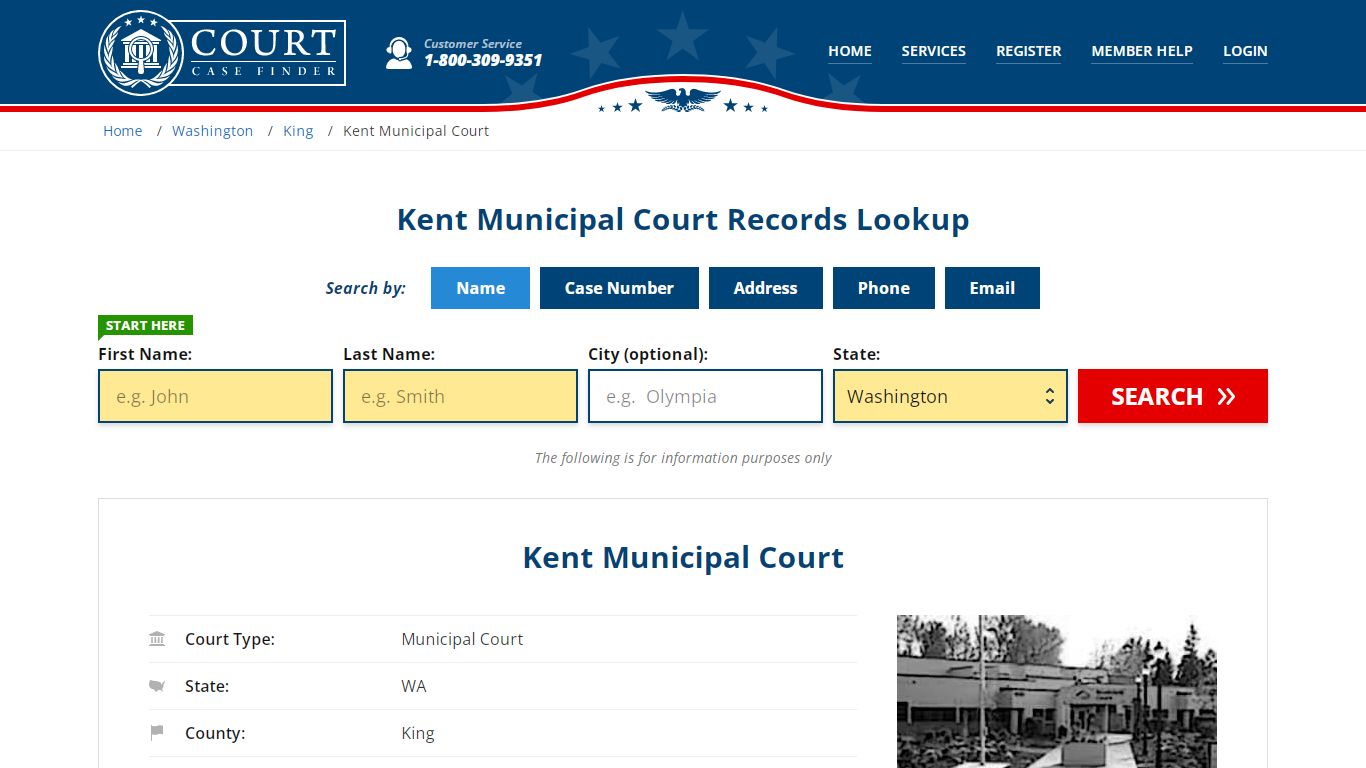 Kent Municipal Court Records | Kent, King County, WA Court Case Lookup